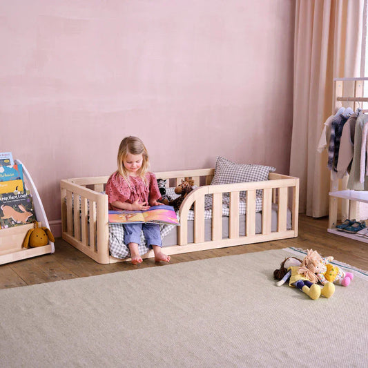 How to Style a Floor Bed for a Small Nursery