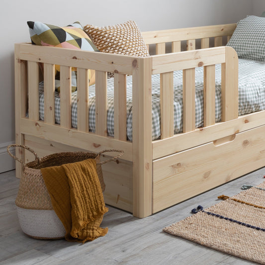 How to organise a toddlers bedroom for independent play in the UK - Transition Under Bed Drawers Only