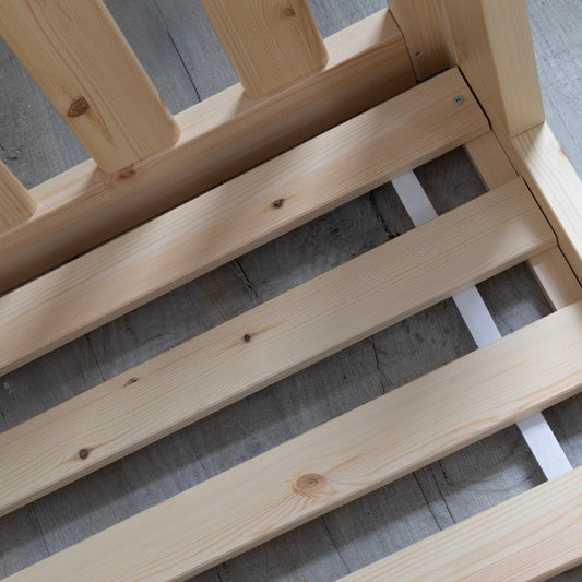 What are the safety considerations for a toddler sleeping on a floor bed?