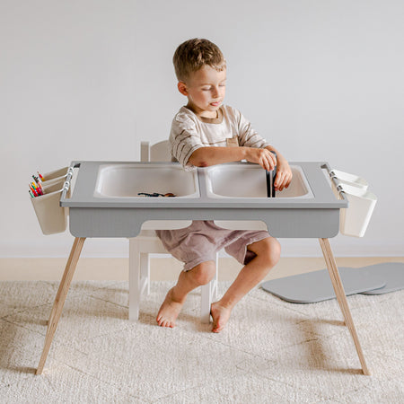 Table d'activités et sensorielle pliable pour enfants