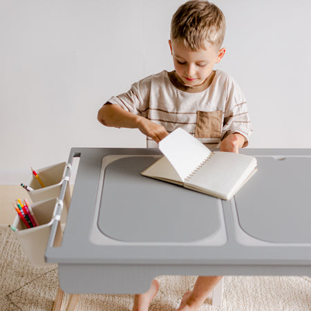 Table d'activités et sensorielle pliable pour enfants