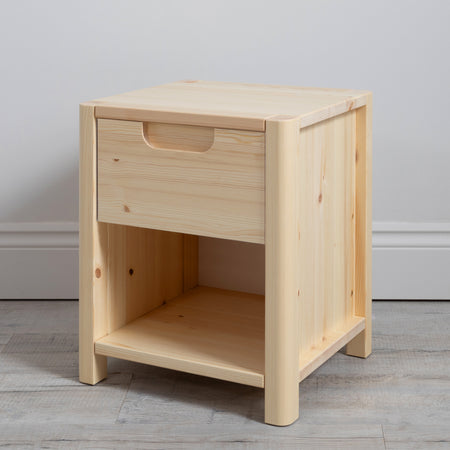 Table de chevet enfant naturelle