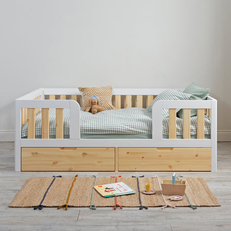 Lit de transition pour tout-petit Roomix blanc