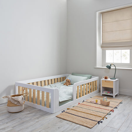 Lit de transition pour tout-petit Roomix blanc