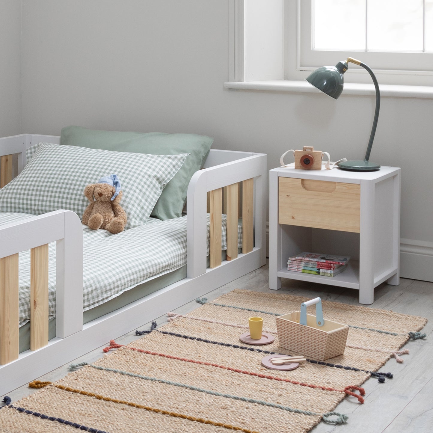Roomix Transition Toddler Bed White