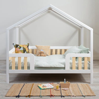 Roomix Transition Elevated House Bed White