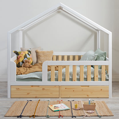 Lit cabane évolutif Roomix Transition Blanc