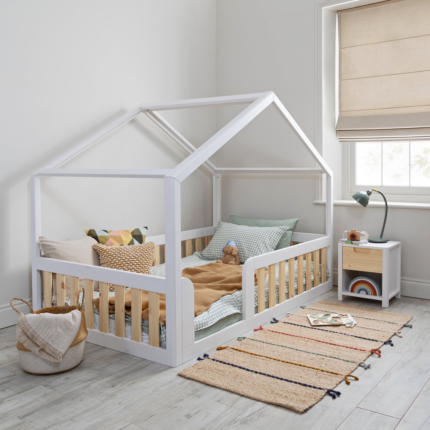 Lit cabane évolutif Roomix Transition Blanc