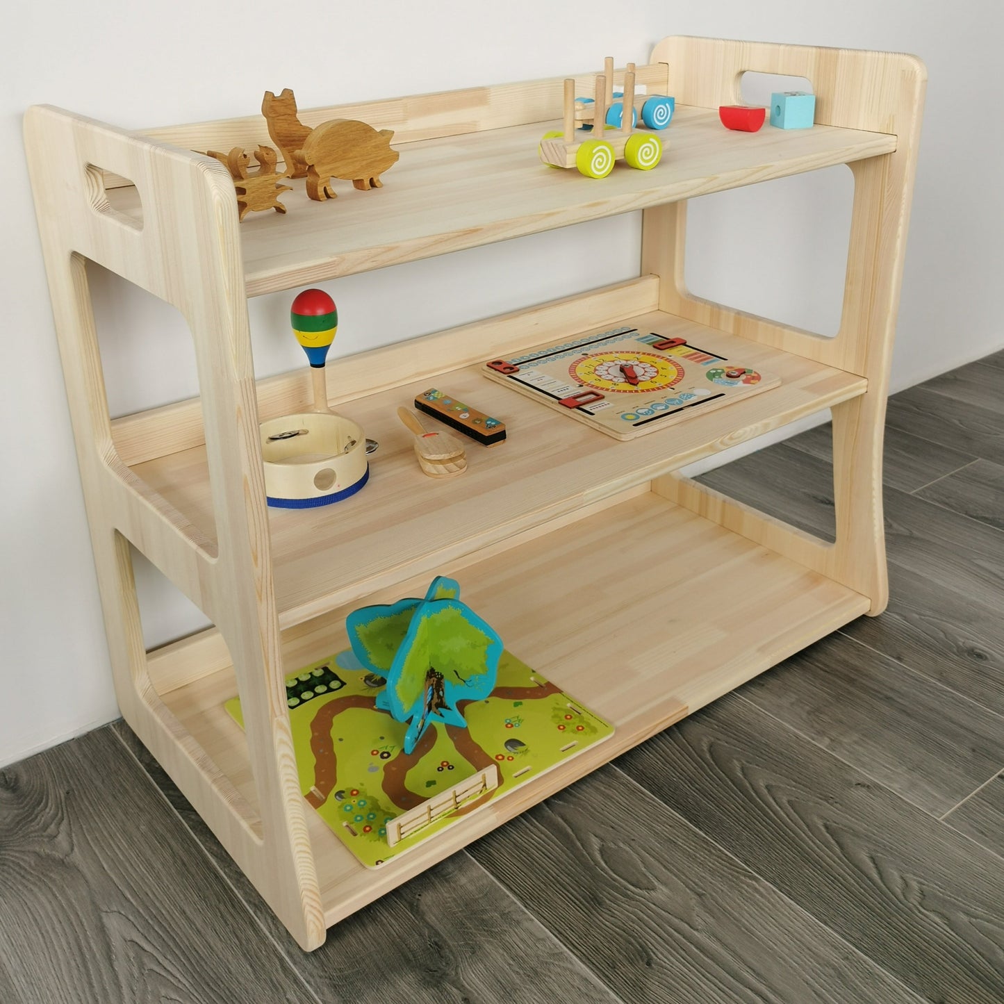 Rangement de jouets Montessori