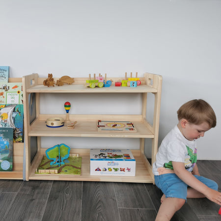 Rangement de jouets Montessori