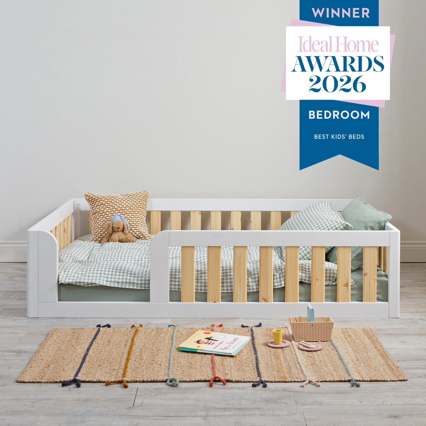 Lit de transition pour tout-petit Roomix blanc
