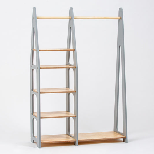 Contreplaqué et gris