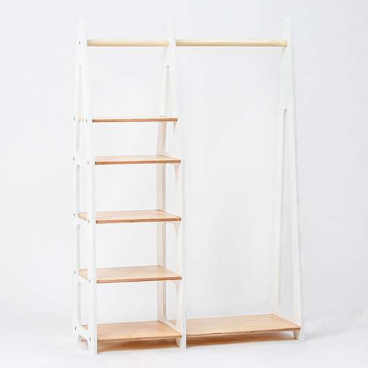 Contreplaqué et blanc