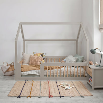 Roomix Transition Convertible House Bed Oak Spindle