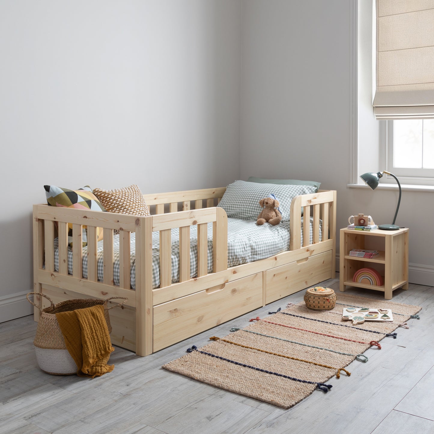 Roomix Transition Toddler Bed Natural