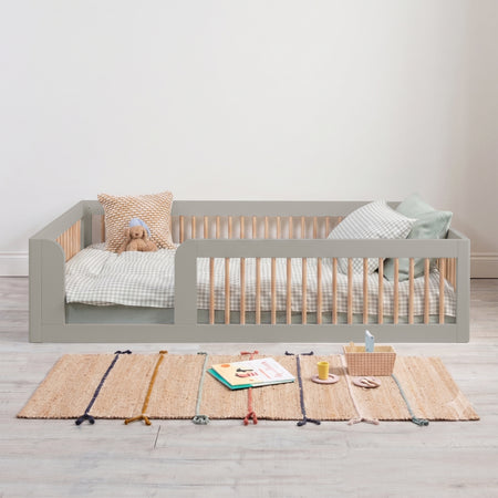 Roomix Transition Toddler Bed Oak Spindle
