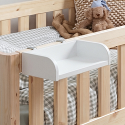 Transition Slot-On Bedside Shelf White