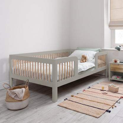 Roomix Transition Toddler Bed Oak Spindle - Roomix Beds
