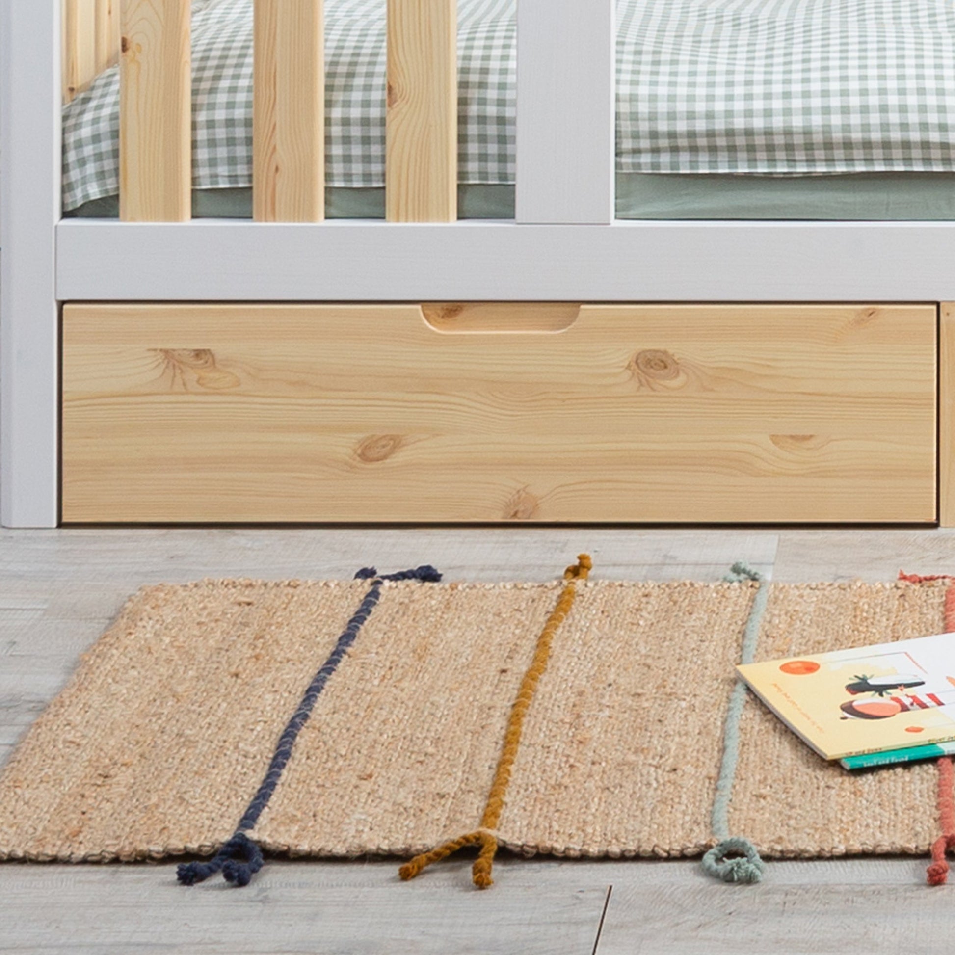 Toddler Under Bed Drawers White - Roomix Beds