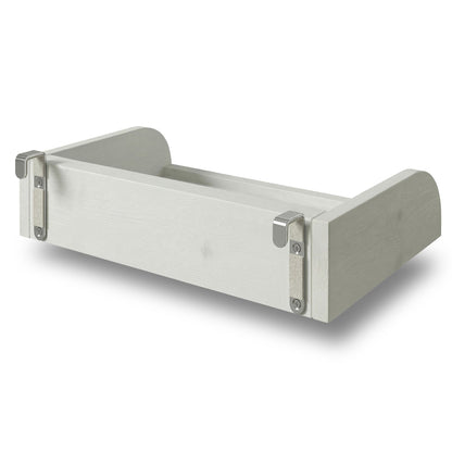 Transition Slot-On Bedside Shelf White - Roomix Beds